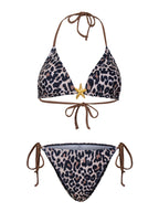Flower Print Bikini Set
