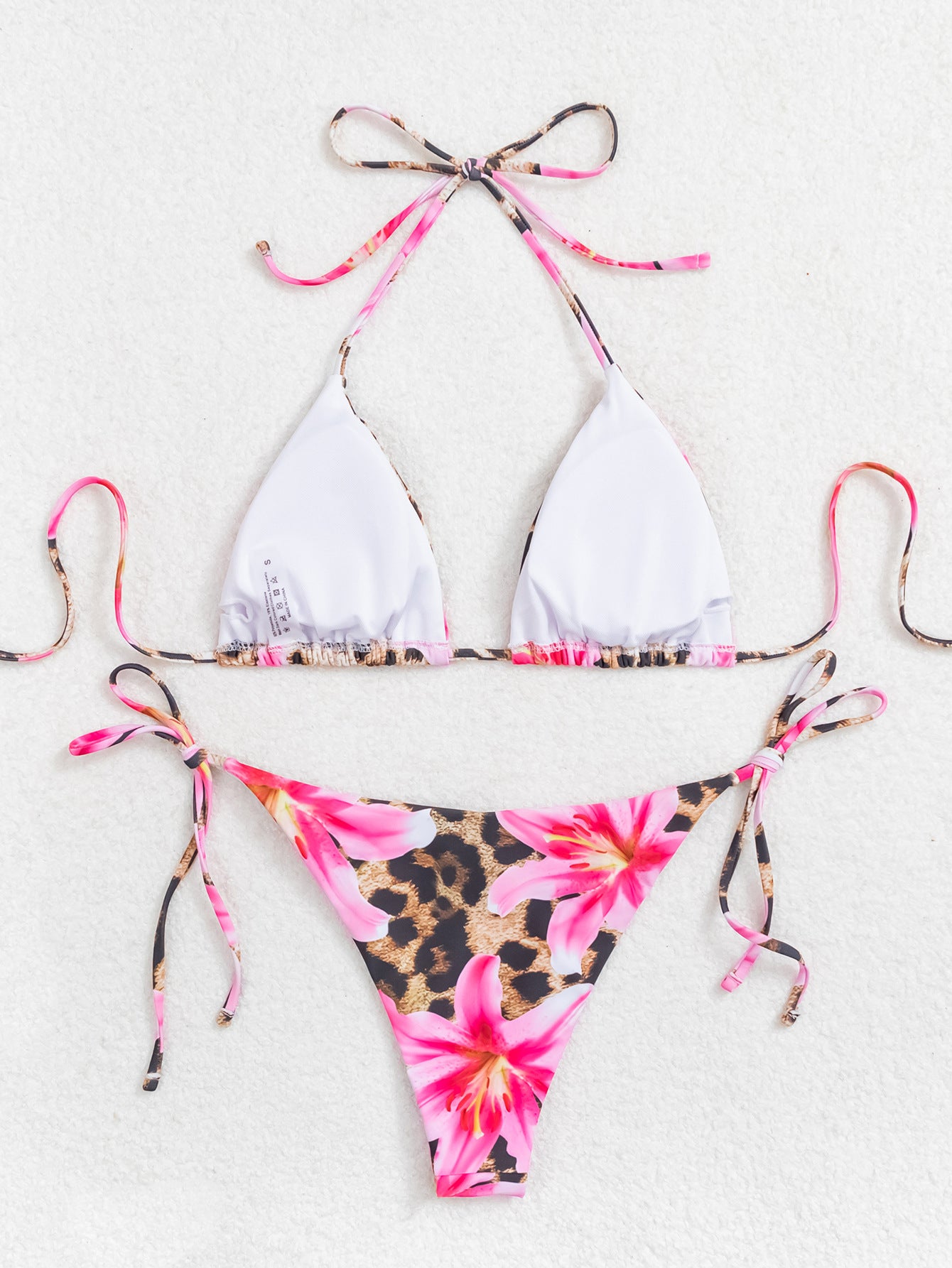 Flower Print Bikini Set