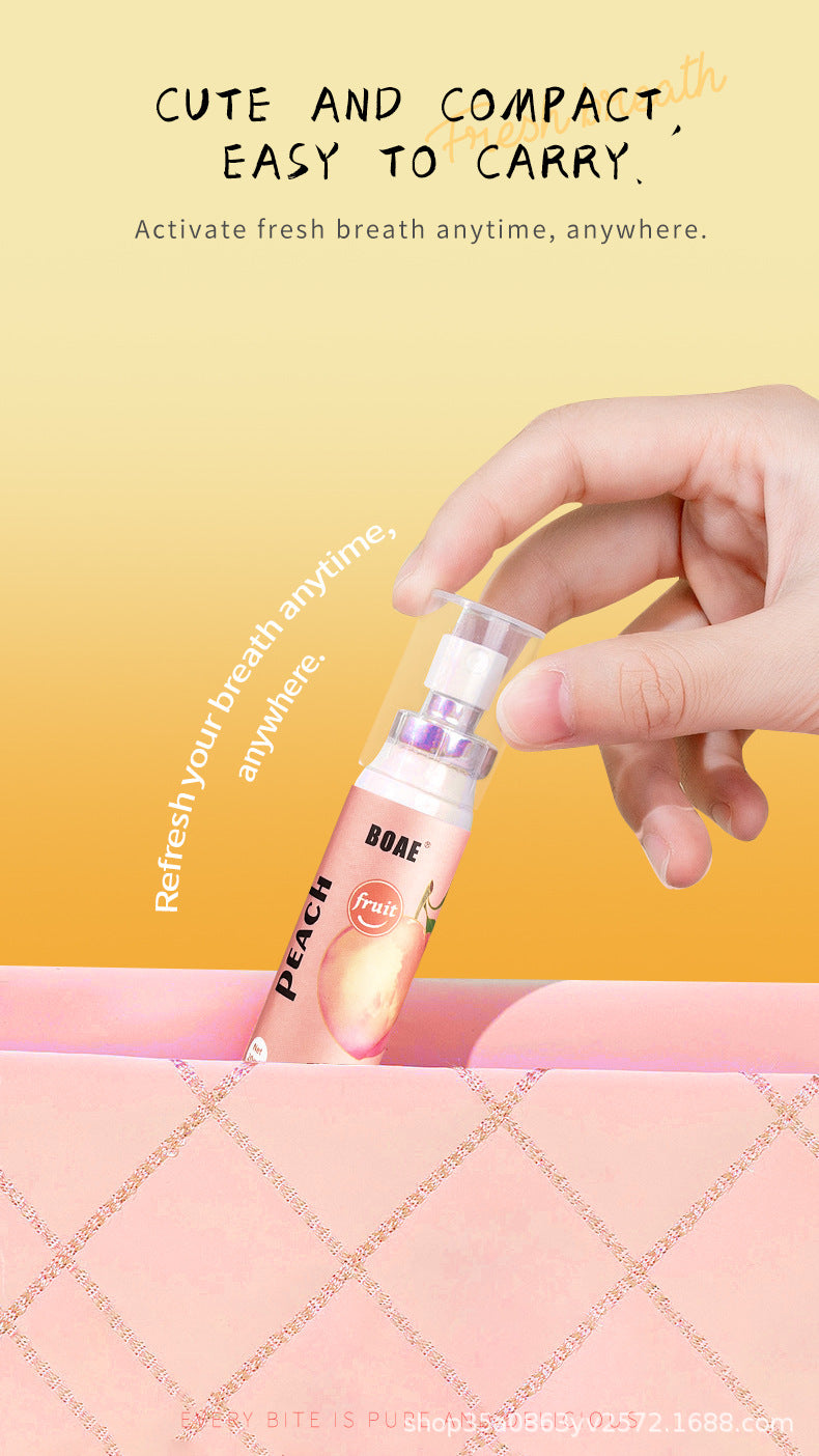 20ML Fresh Oral Spray Antibacterial Gum Care Portable Deodorizing Spray with Long Lasting Fragrance for Oral Health Care