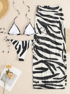 Flower Print Bikini Set