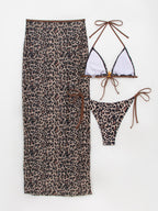 Flower Print Bikini Set