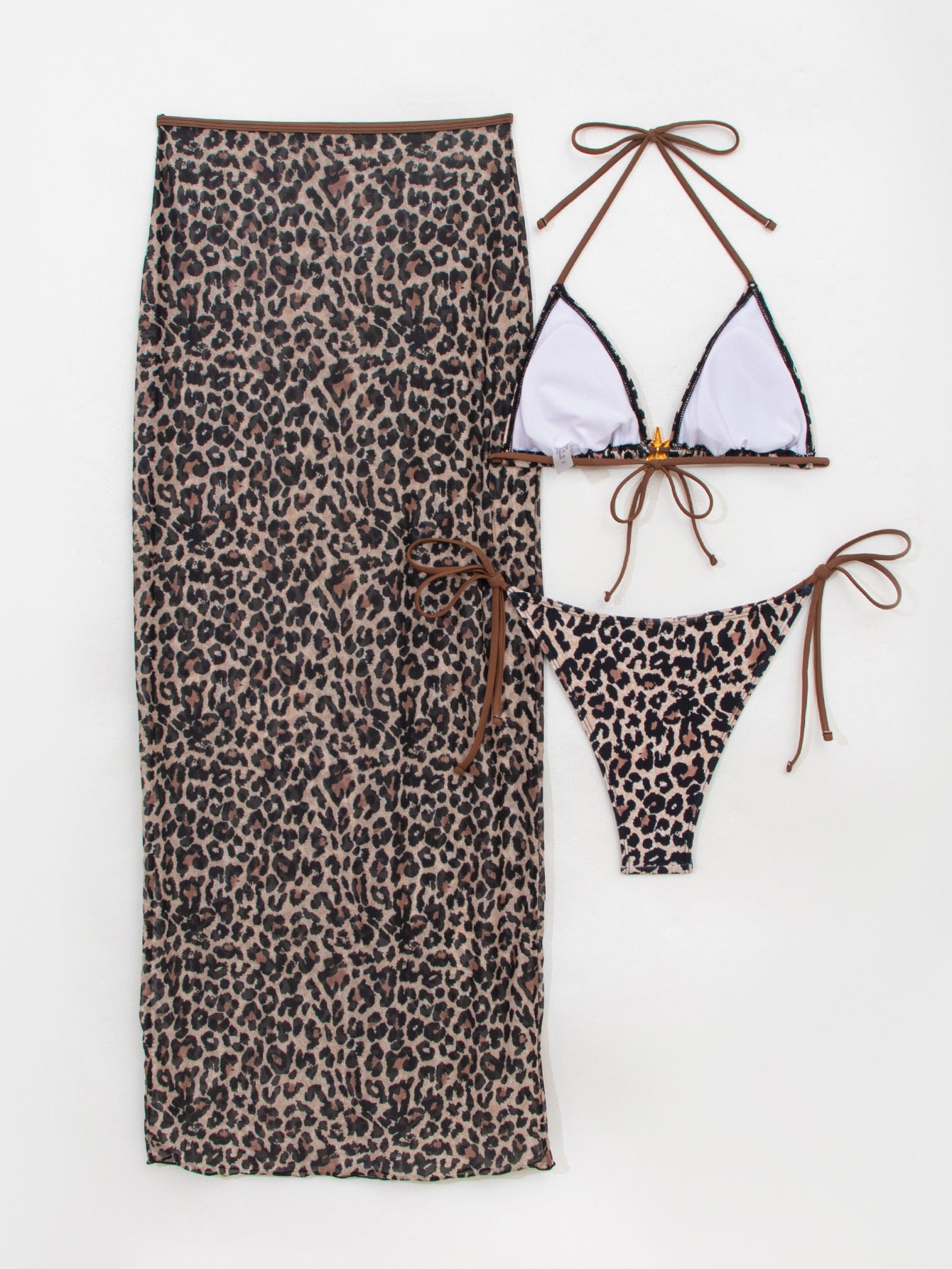 Flower Print Bikini Set