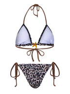 Flower Print Bikini Set