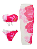Flower Print Bikini Set