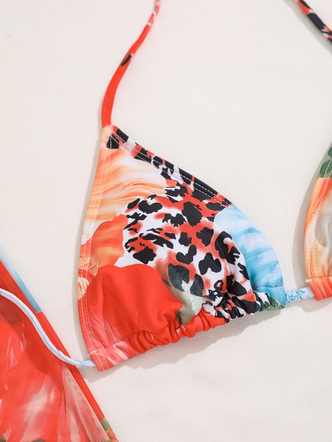 Flower Print Bikini Set