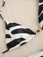 Flower Print Bikini Set