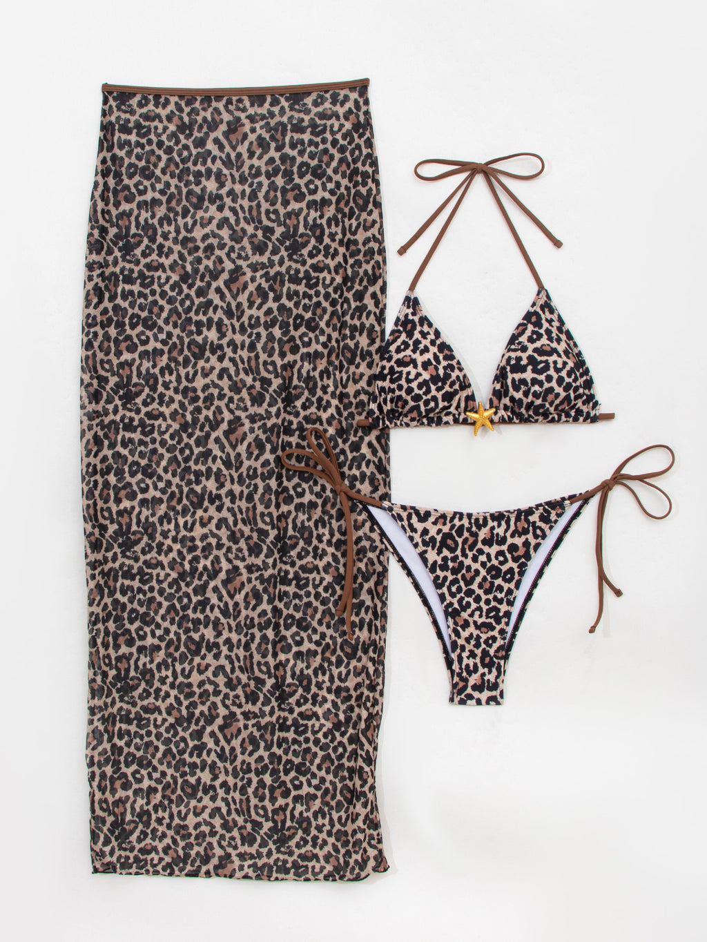 Flower Print Bikini Set