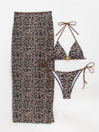 Flower Print Bikini Set