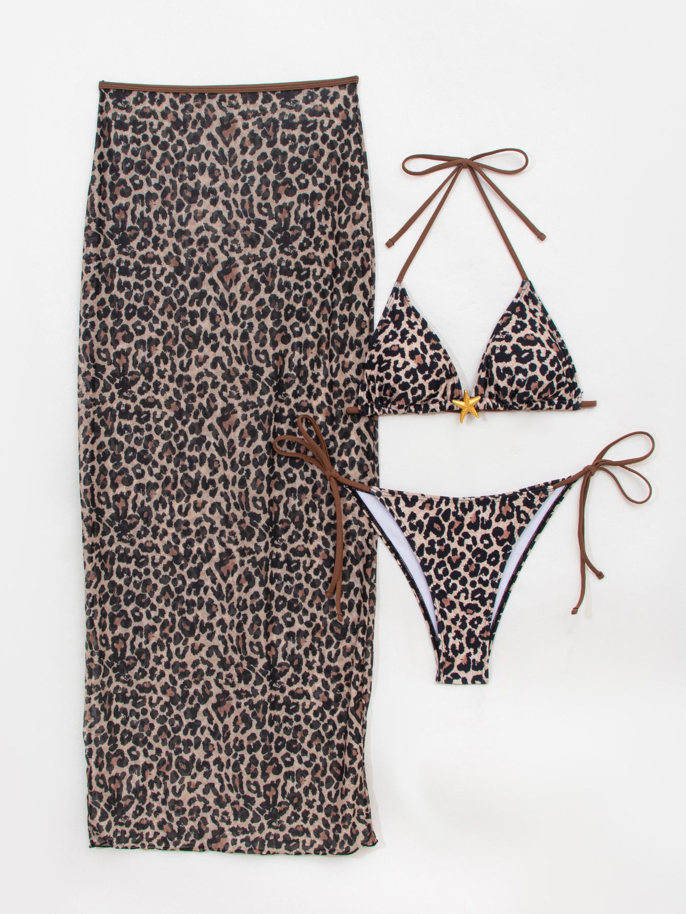 Flower Print Bikini Set