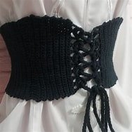 Lace-Up Indigo Corset