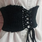 Lace-Up Indigo Corset
