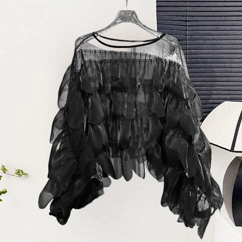 Nice European Chiffon  Blouse