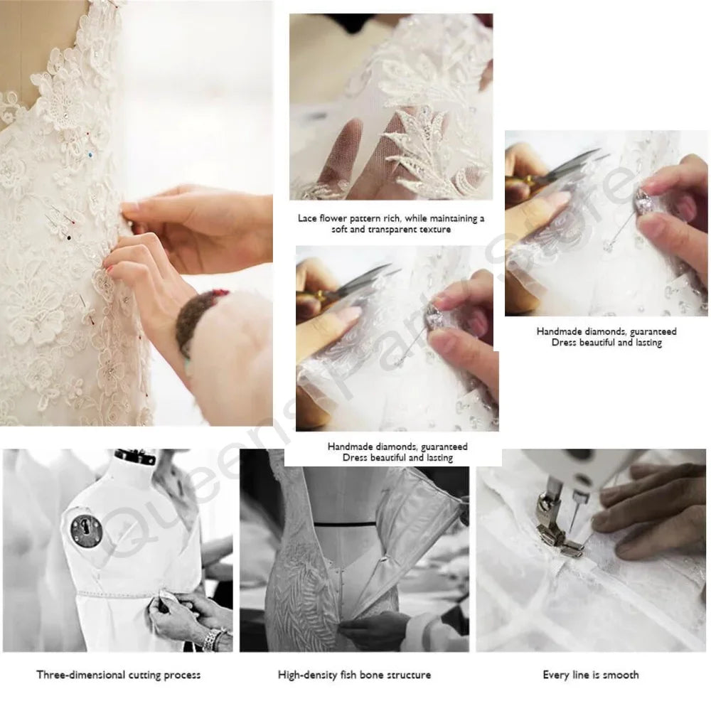 African Woman Plus Size Evening Dresses Lace Long Sleeves Mermaid Glitter Gold Party Dress Sequins Applique Bow Waist Prom Gowns