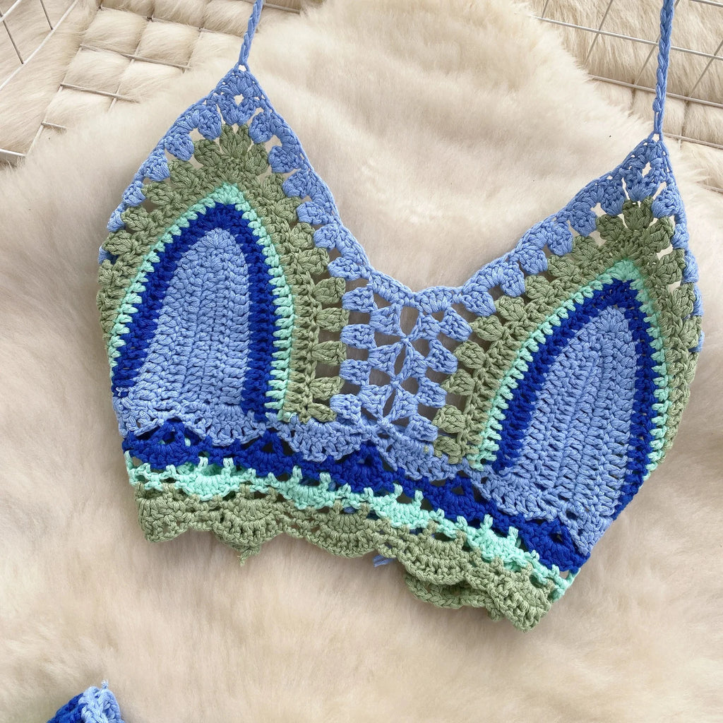 Halter Short Set