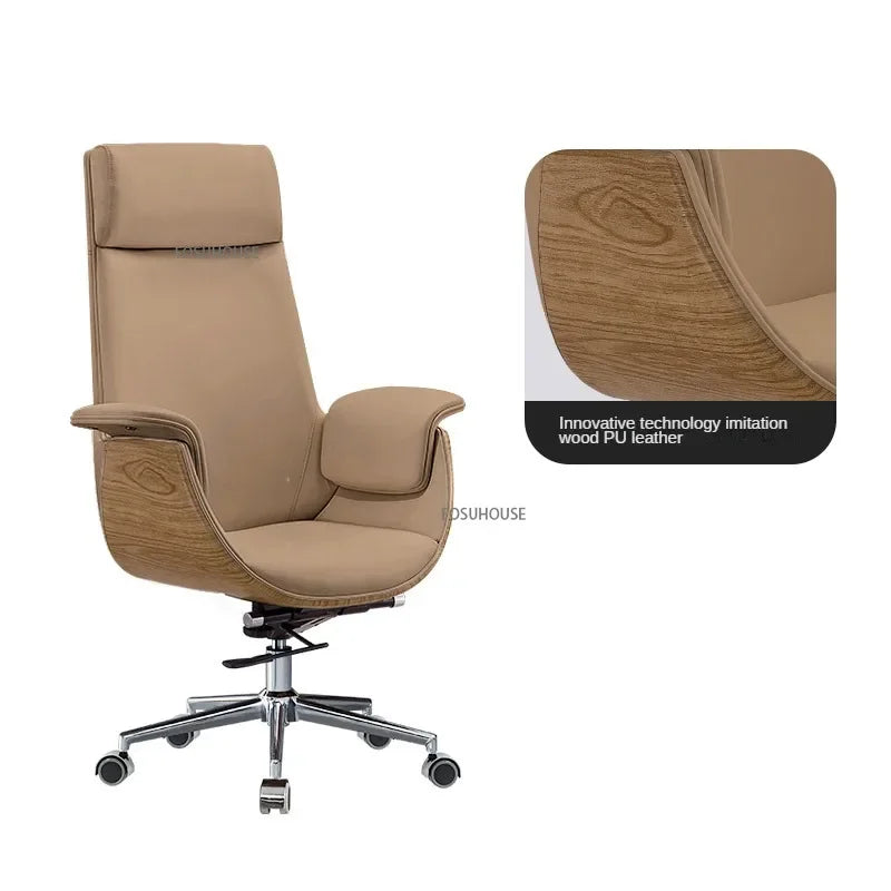 Modern Light Luxury Computer Chair Bedroom Comfortable Gaming Chair Lift Swivel Chairs Office Chairs Ergonomic Executive Chair