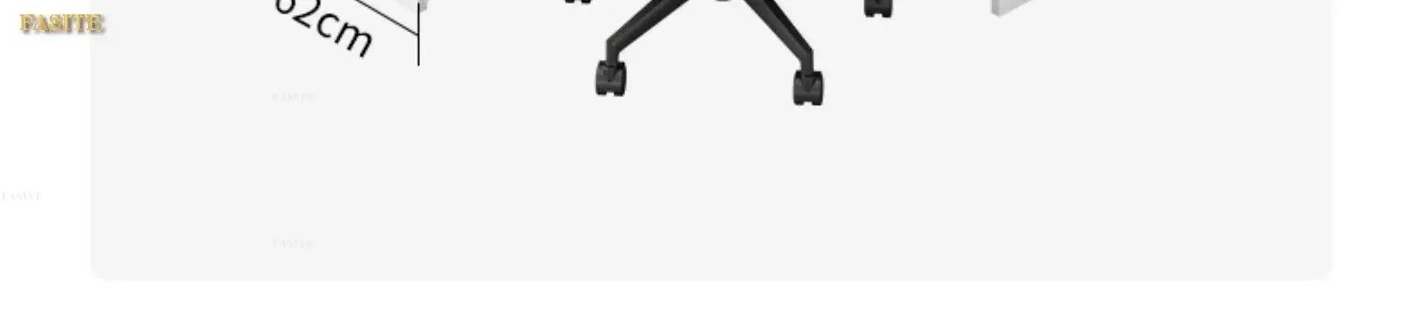 Simple modern financial desk and chair combination with dual workstation booth for office work