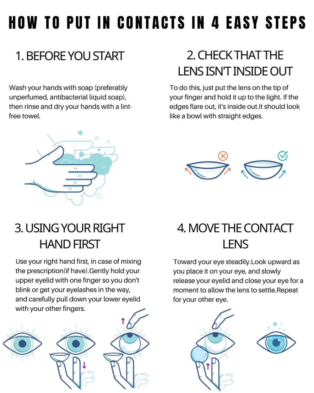 Duoxiu Contact Lenses 2Pcs Blue Green Contact Lenses Color Permanent Makeup Machine Changing Pupil and Eyes Color Fashion Lenses