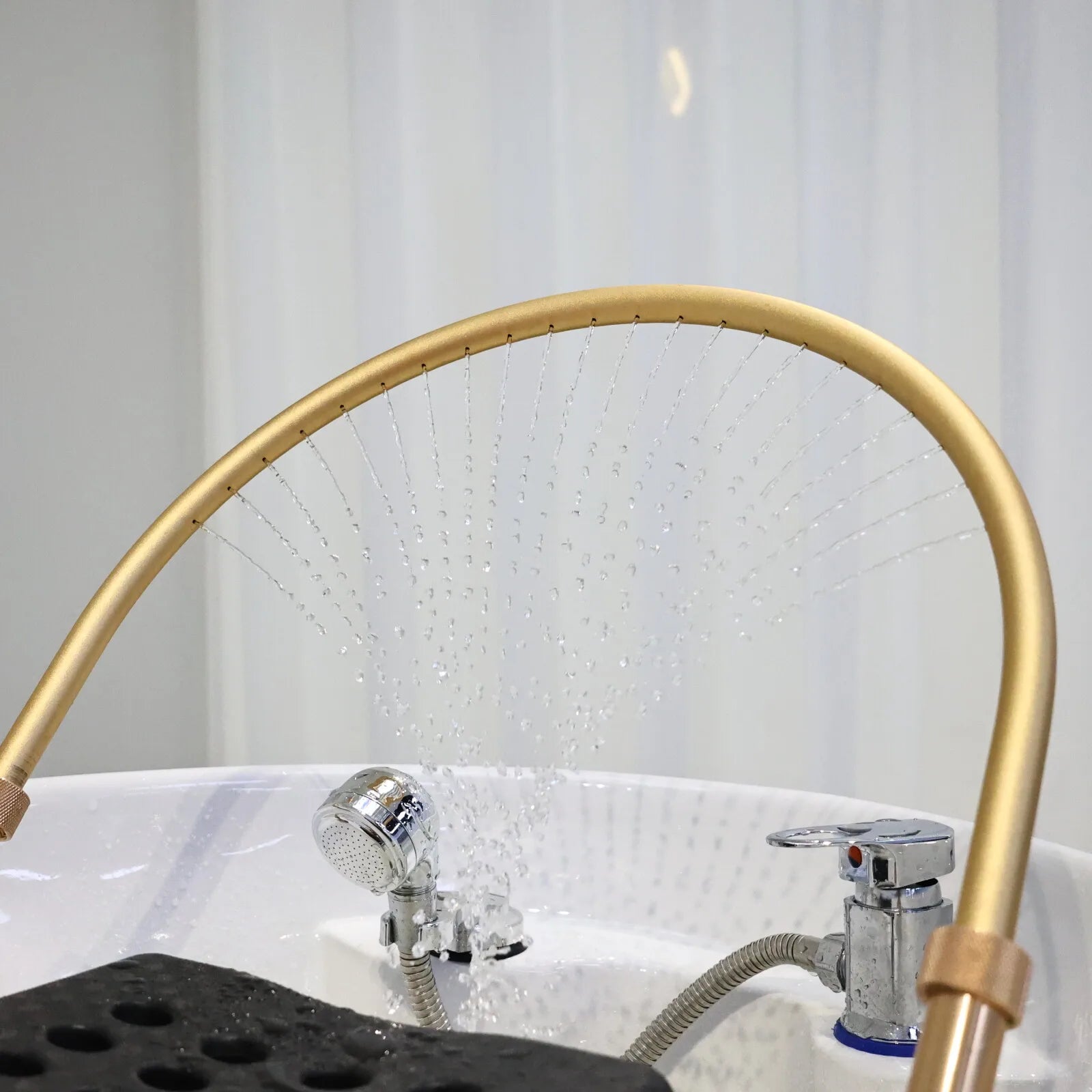 Plug In Automatic Massage Shampoo Bed Built in Electric Massager, Hair Salon Head SPA Hydrotherapy Commercial Salon Furniture