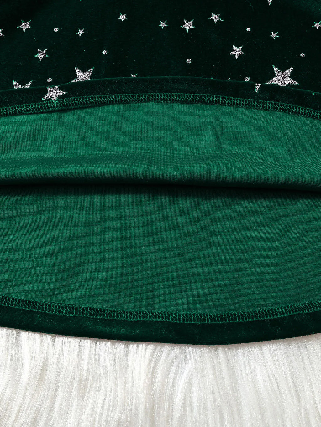 2025 New Year Dress for Girls Winter 3-6Y Kids Star Print Bowknot Long Sleeve Evening Dress Christmas Festive Dress for Girls