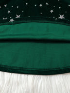 2025 New Year Dress for Girls Winter 3-6Y Kids Star Print Bowknot Long Sleeve Evening Dress Christmas Festive Dress for Girls