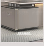 Boss's desk is simple, modern table and chair combination, advanced sense, large class desk, single presiden