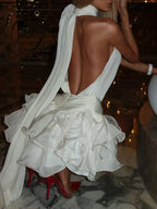 Classic Ruffles prom Gowm