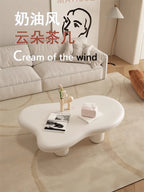 Nordic Clouds Coffee Table - Cream Modern Minimalist Tea Table for Living Room Furniture