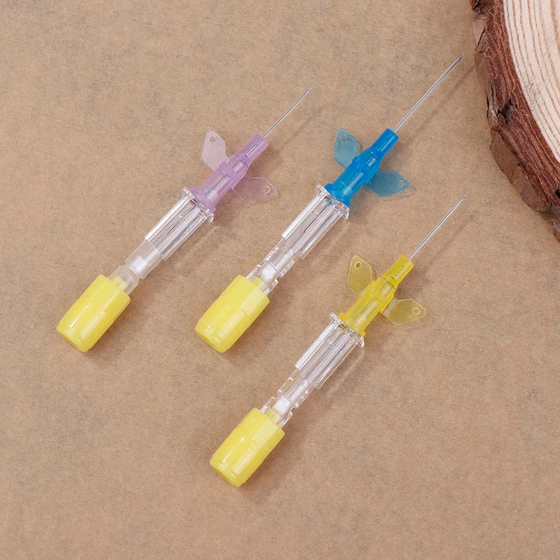 Disposable Animals IV Cannula Intravenous Injection Catheter With Wing 22G 24G 26G For Pet Dog Cat Veterinary Tools