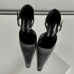 Pointed Toe Mule Heels