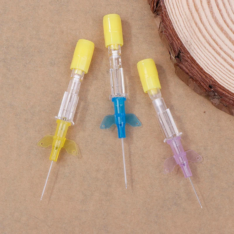 Disposable Animals IV Cannula Intravenous Injection Catheter With Wing 22G 24G 26G For Pet Dog Cat Veterinary Tools