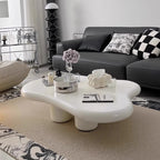 Nordic Clouds Coffee Table - Cream Modern Minimalist Tea Table for Living Room Furniture