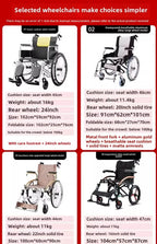 Wheelchair Wheelchair Folding Lightweight Small Elderly Special Disabled Portable Hand Push Scooter