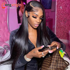 5x5 Glueless Wig Human Hair Ready To Wear Pre-Cut Lace Wear And Go Glueless Wigs Straight Lace Front Human Hair Wig For Women