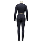 Long Sleeve Bodycon Suit
