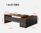 Wooden Boss Table Simple Modern Cabinet Designer Reading Reading Desk Secretary High Quality Art Bureau Meuble Office Furniture