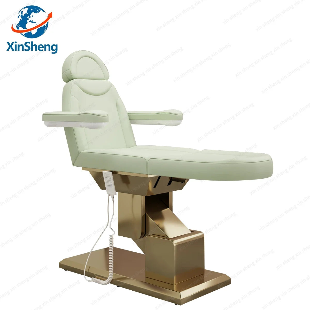 XinSheng Electric Lift Beauty Care Bed Adjustable Diagnostic Chair for Hospital Clinic Health SPA Store Sofa Leather Furniture