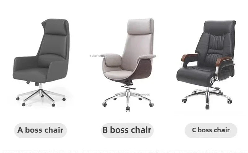 Modern Wooden Boss Office Desks Light Luxury Office Furniture Design with Storage Cabinet Study Desk Commercial President Desk