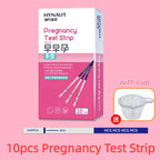 10pcs HCG Test Strips Early Pregnancy Testing Stick Kits Sexshop Women Home Privacy Self-Check Over 99% Accuracy Urinal Test Set
