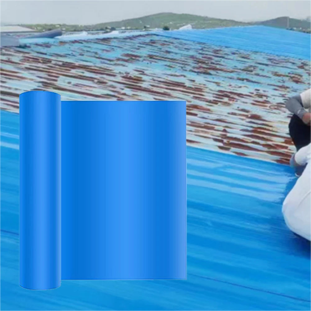 Roof Waterproof Tape Strong Adhesion Heat Insulated Sealing Tape 10M Self-Adhesive Tape Anti Crack Fix Tape for Roof Repairing