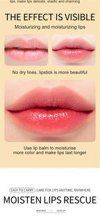 Remove Dark Lip Balm Vitamin C Lighten Melanin Gloss Oil Exfoliating Clean Pigment Dead Skin Fade Lip Lines Beauty Care Makeup