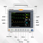 6-Parameter Patient ECG Vital Sign Monitor