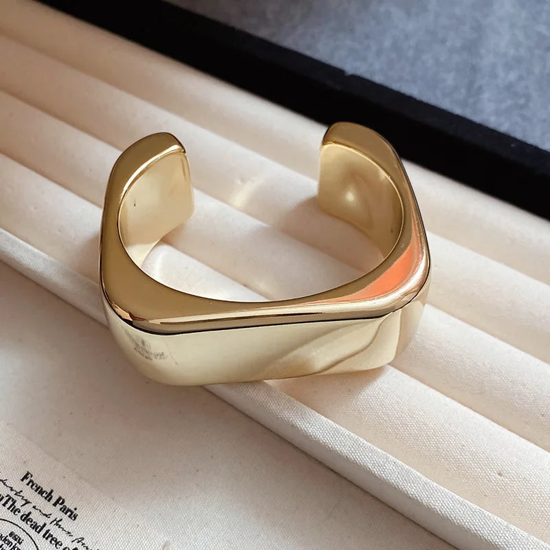 Irregular Geometric Bangle