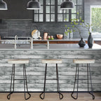 15x90cm Wood Grain Floor Sticker 0.72mm Thick Self-Adhesive PVC Waterproof Wall Stickers Kitchen Bedroom Ground Cover Decal