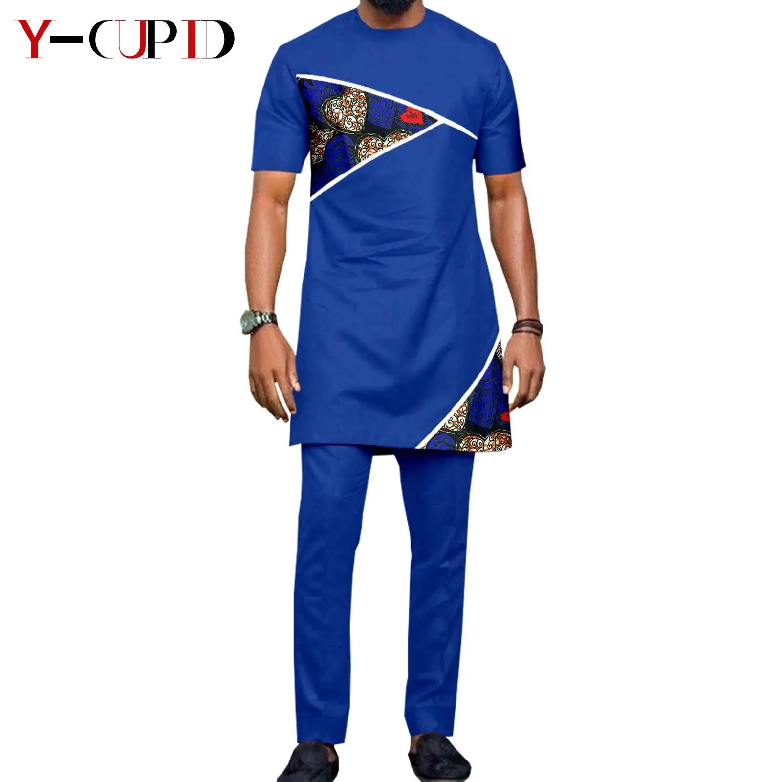 African Dresses for Women Matching Couple Outfits Bazin Riche Dashiki Slim Tassel Print Long Dresses for Party Vestidos Y23C009