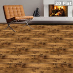 5pcs Wood Grain Floor Stickers Modern Style PVC Wall Sticker Waterproof Self-adhesive for Living room Kitchen Home Floor Decor