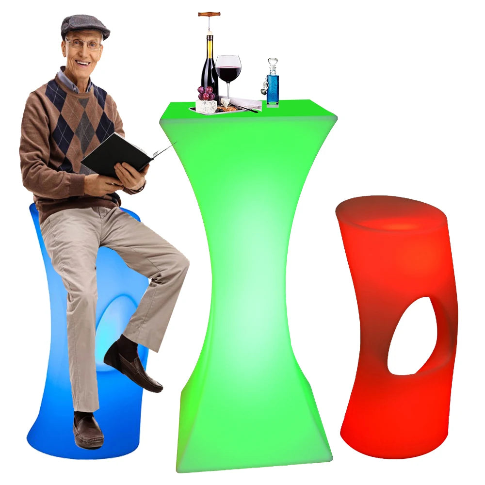 Outdoor Garden Plastic Bar Stool Furniture Table Chair Sofa