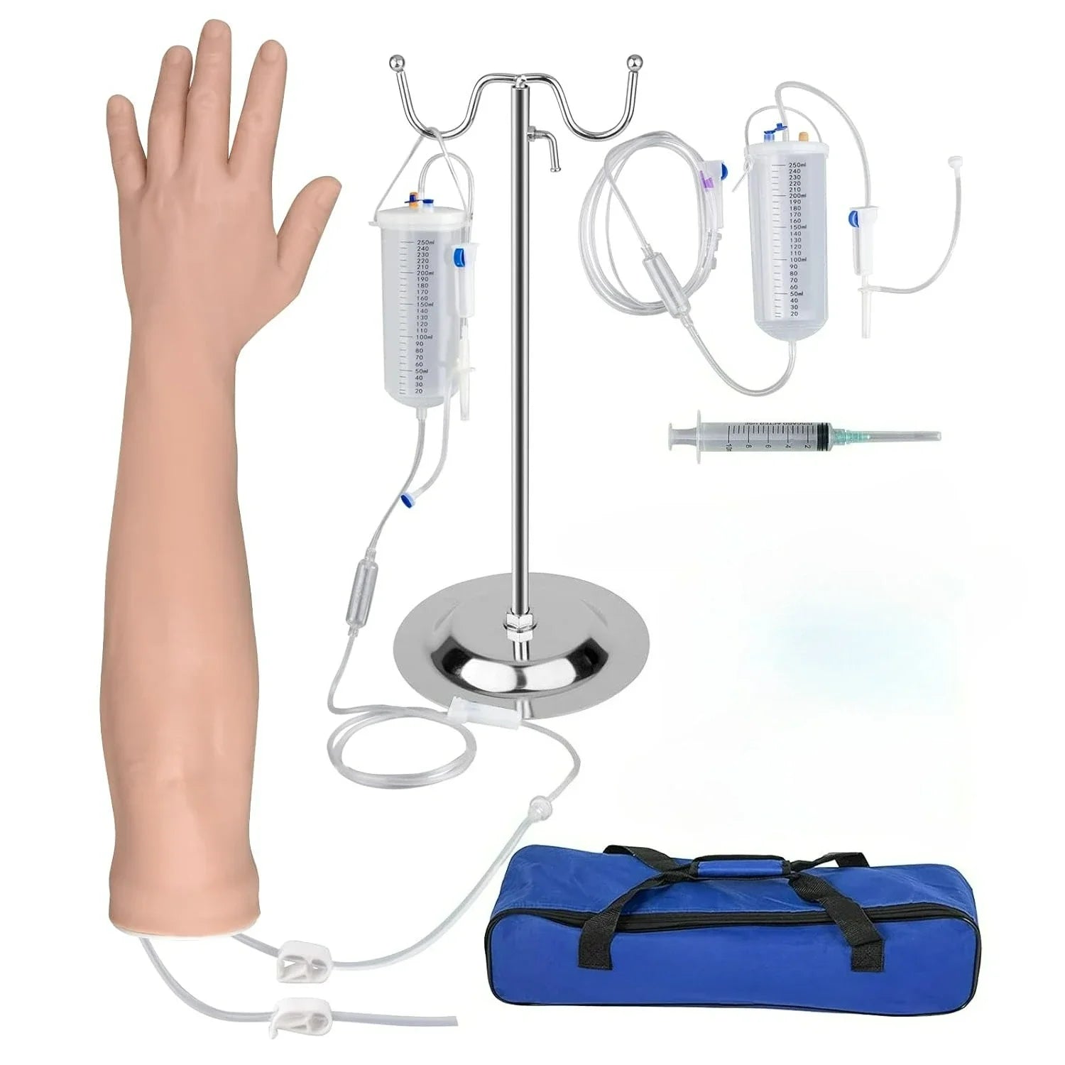 Phlebotomy Practice Kit for Injection Training IV Practice Kit Intravenous Infusion Puncture Injection Arm  Training Model