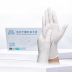 Medical Gloves Disposable White NitrileY86Durable Protective Medical Surgical Inspection Food Grade