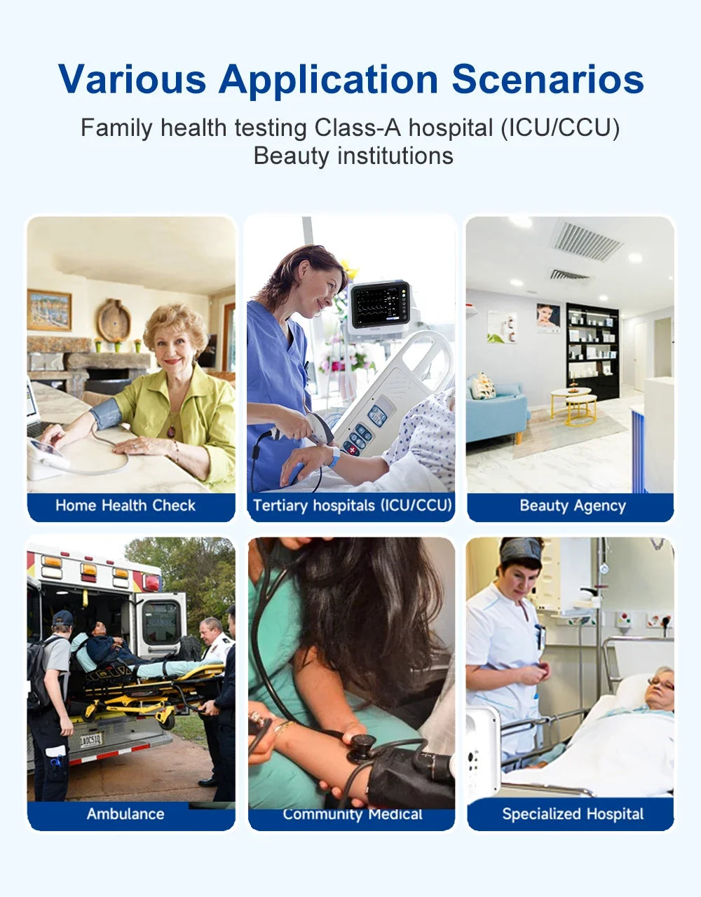 OLV-8000C Multi-Parameter Patient Monitor