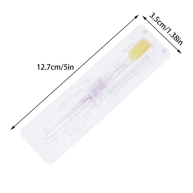 Disposable Animals IV Cannula Intravenous Injection Catheter With Wing 22G 24G 26G For Pet Dog Cat Veterinary Tools